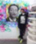 tableau salvador dali pop art coloré déco murale moderne artiste peintre vincent bardou