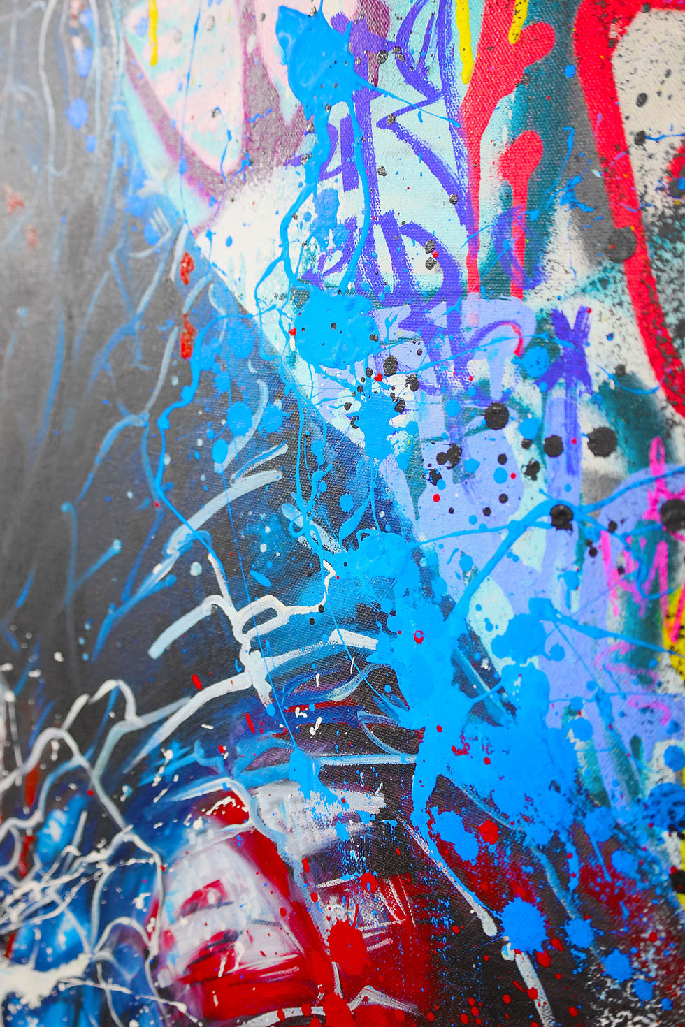 Miniature : Art mural Spider-Man par Vincent Bardou, affiche colorée au style graffiti et bande dessinée.