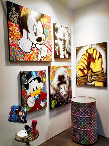 tableau picsou pop art galerie d'art vincent bardou