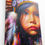 Miniature : tableau Indien d’Amérique street art multicolore, portrait moderne et design contemporain.