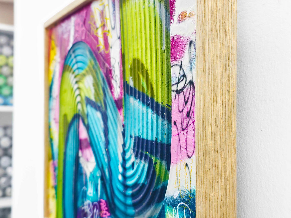 Miniatura: Œuvre originale street art Street Line pièce unique 1/1 galerie Vincent Bardou