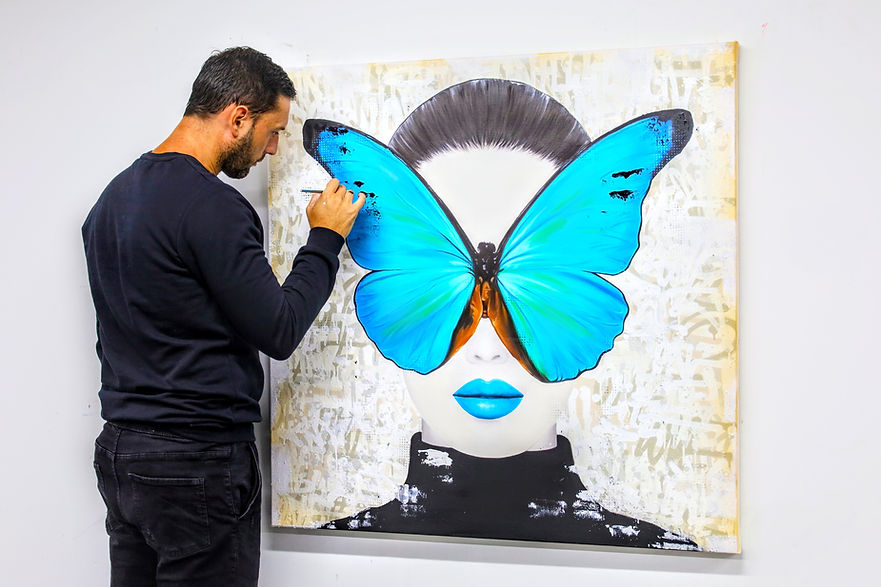 achetez tableau femme contemporain abstrait artiste vincent bardou