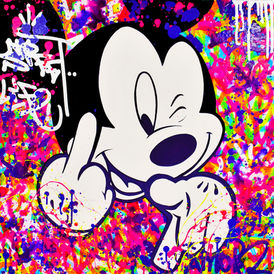 mickey mouse street art