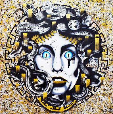 medusa street art