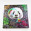 Miniaturbild: Tableau panda pop art multicolore, peinture originale sur toile, parfaite pour décoration intérieure design et moderne.