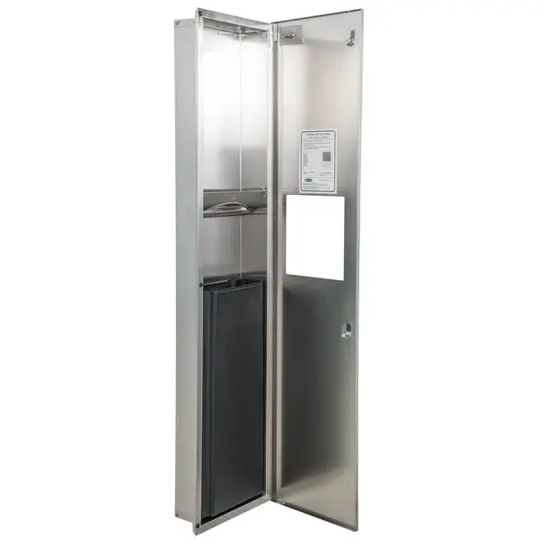 Thumbnail: B-38034 TrimLineSeries Recessed Rectangular Paper Towel Dispenser / Trash Can