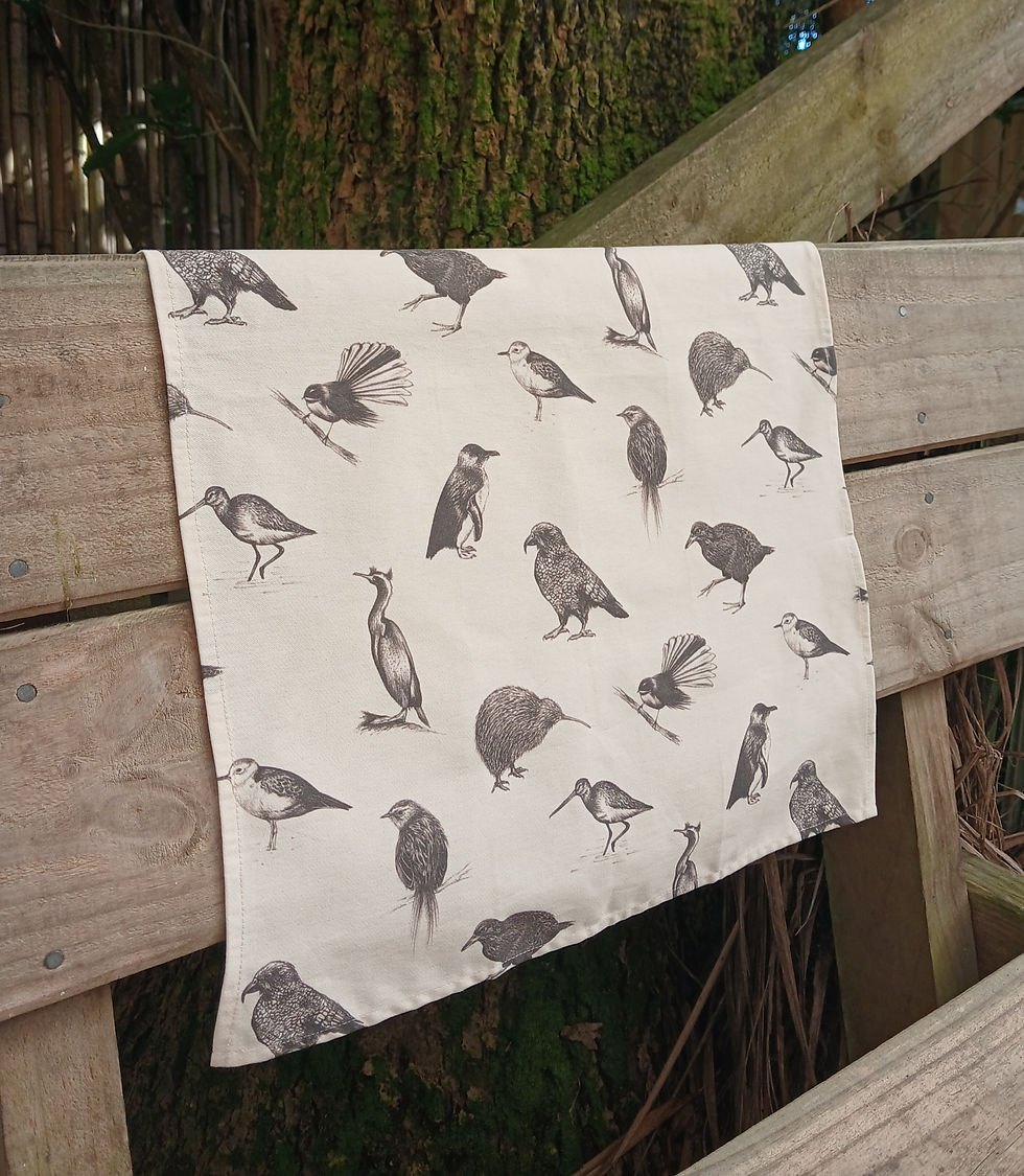 Thumbnail: Tea Towel - Birds of Aotearoa