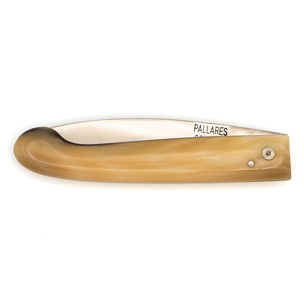 Thumbnail: Pastor 9cm folding knife ox horn