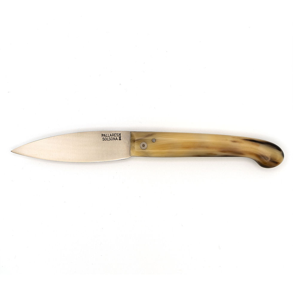 Thumbnail: Pastor 9cm folding knife ox horn