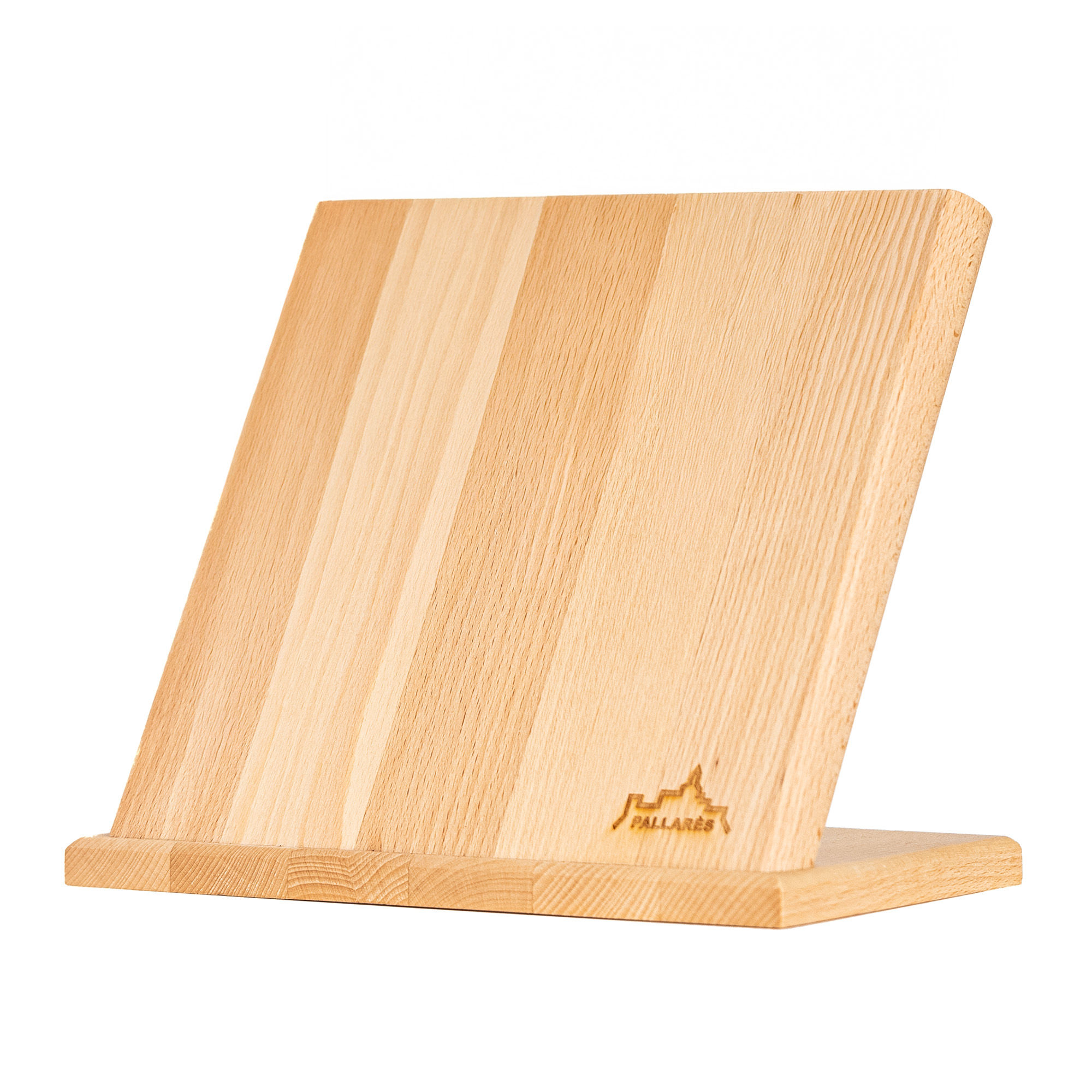 Magnetic wooden knife block for 5 knives