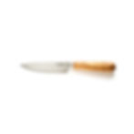 Thumbnail: Straight kitchen knife 10cm with olivewood handle