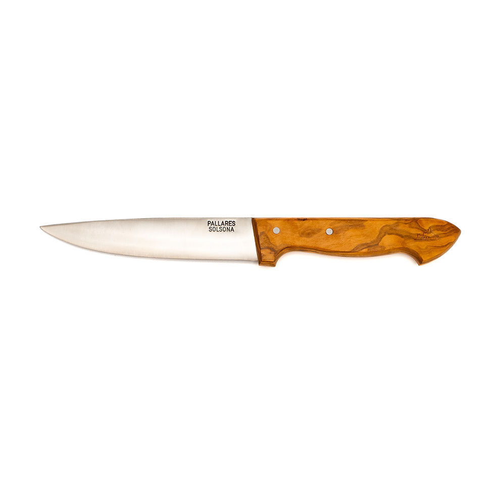 Thumbnail: Kitchen knife 12cm with olivewood handle