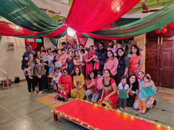 Fun time at the Christmas carnival