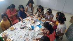 Lrng to make snacks with Nisha aunty