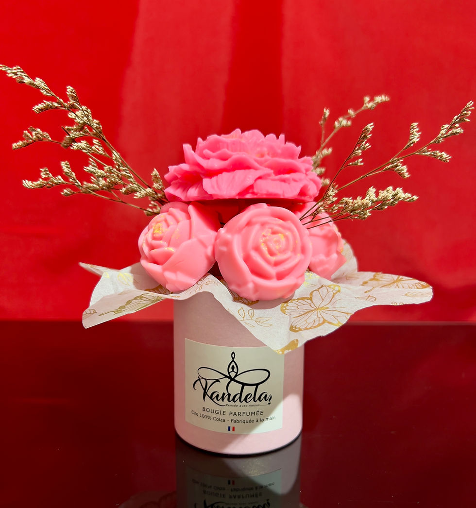 Miniature : Compositions florales en cire parfumée