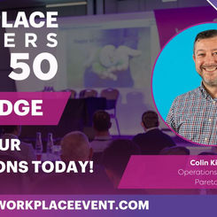 Pareto Ops Director announced as Judge at Workplace Top 50 Leaders