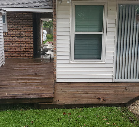 Deck cleaning