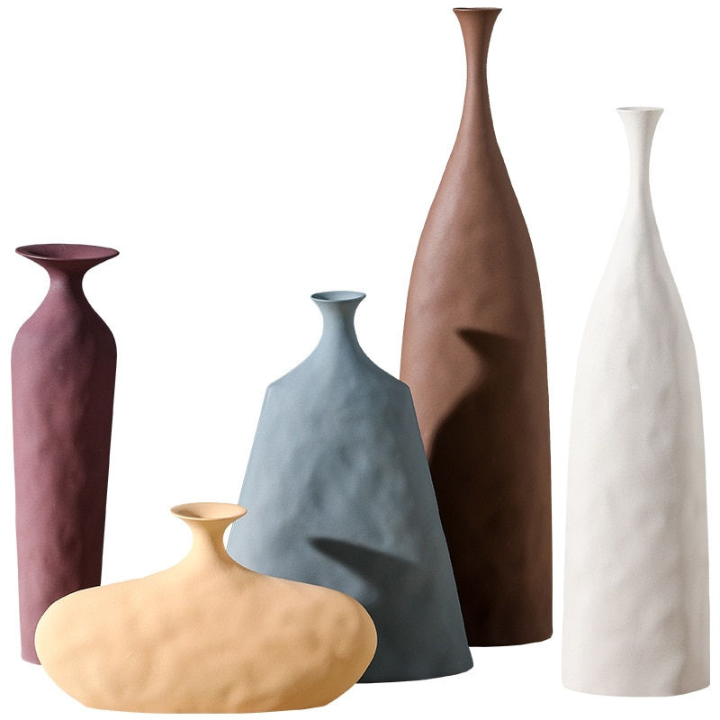 Thumbnail: Nordic Morandi Ceramic Flower Vase