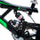 Miniatura: Bicicleta BMX con Suspensiones Aro 20 - Negro con verde