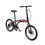 Miniatura: Bicicleta Plegable Aro 20 Con Frenos de Disco  Unisex  - Negro & Rojo