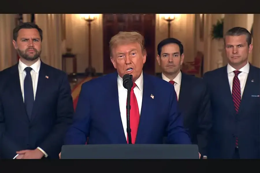 Le Président Trump annonce la réussite del'intervention américaine en Iran
