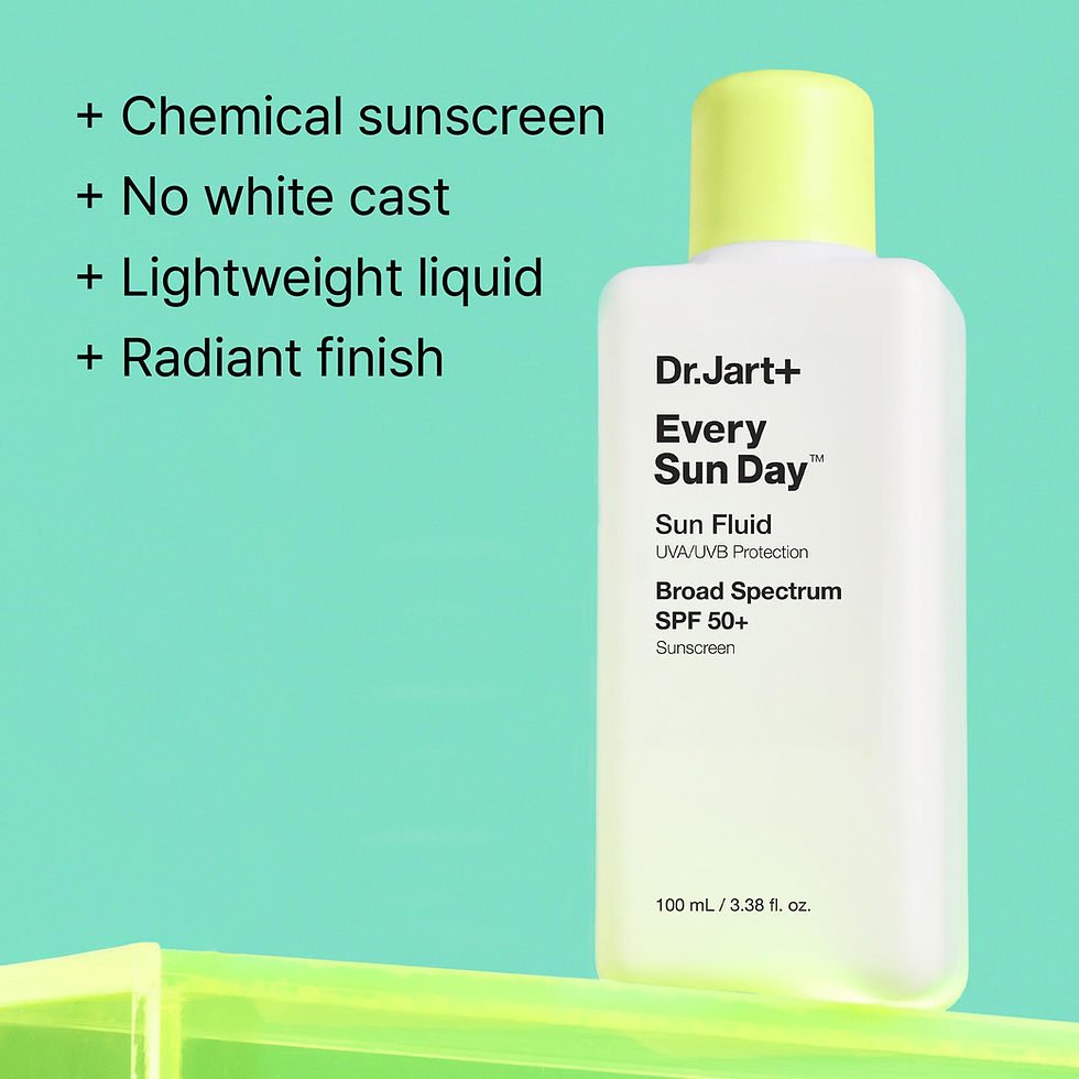 Thumbnail: Dr.Jart+ Every Sun Day Sun Fluid Korean Sunscreen SPF 50+ for Face | Korean S...