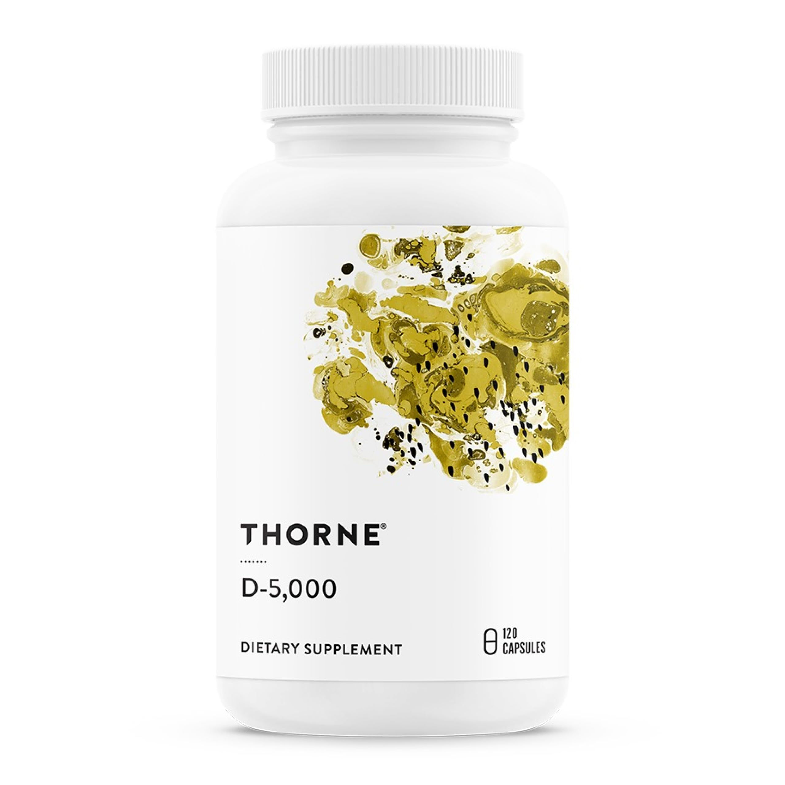 THORNE - Vitamin D-5000 - Vitamin D3 Supplement - Support Healthy Bones, Teet...
