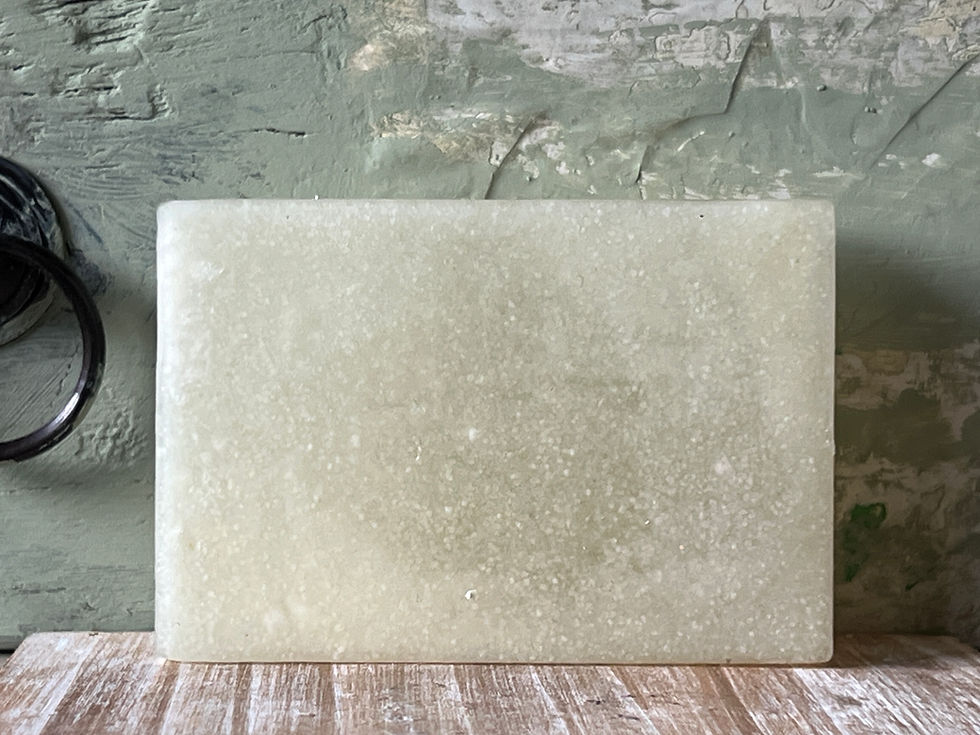 ice Water & Lemon Soap, The Ancestral Bar, Natural Soap with Real Plant Ingredients, Elements, and Herbs, Skin Brightening So