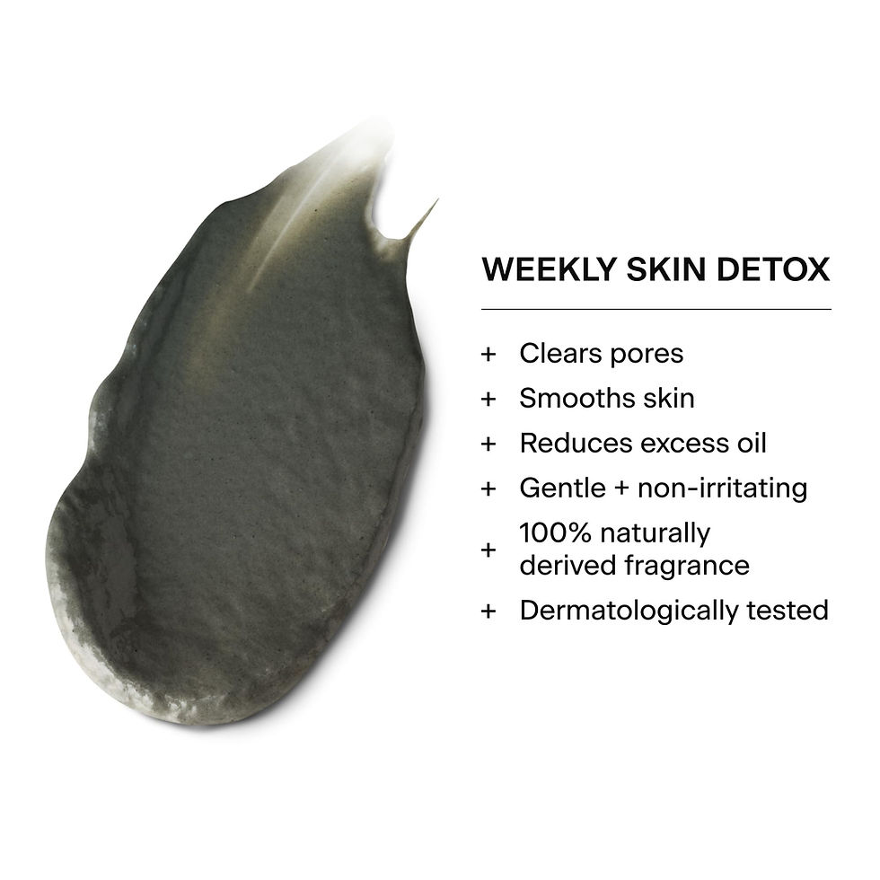 Thumbnail: Caldera + Lab The Deep | Men's Organic Hydrating Clay Face Mask for Dry, Sens...