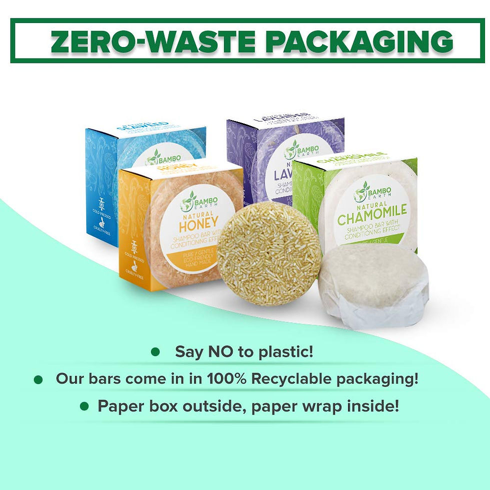 Thumbnail: BAMBOEARTH Solid Shampoo Bar And Conditioner Effect Hair Soap – 100% Organic ...