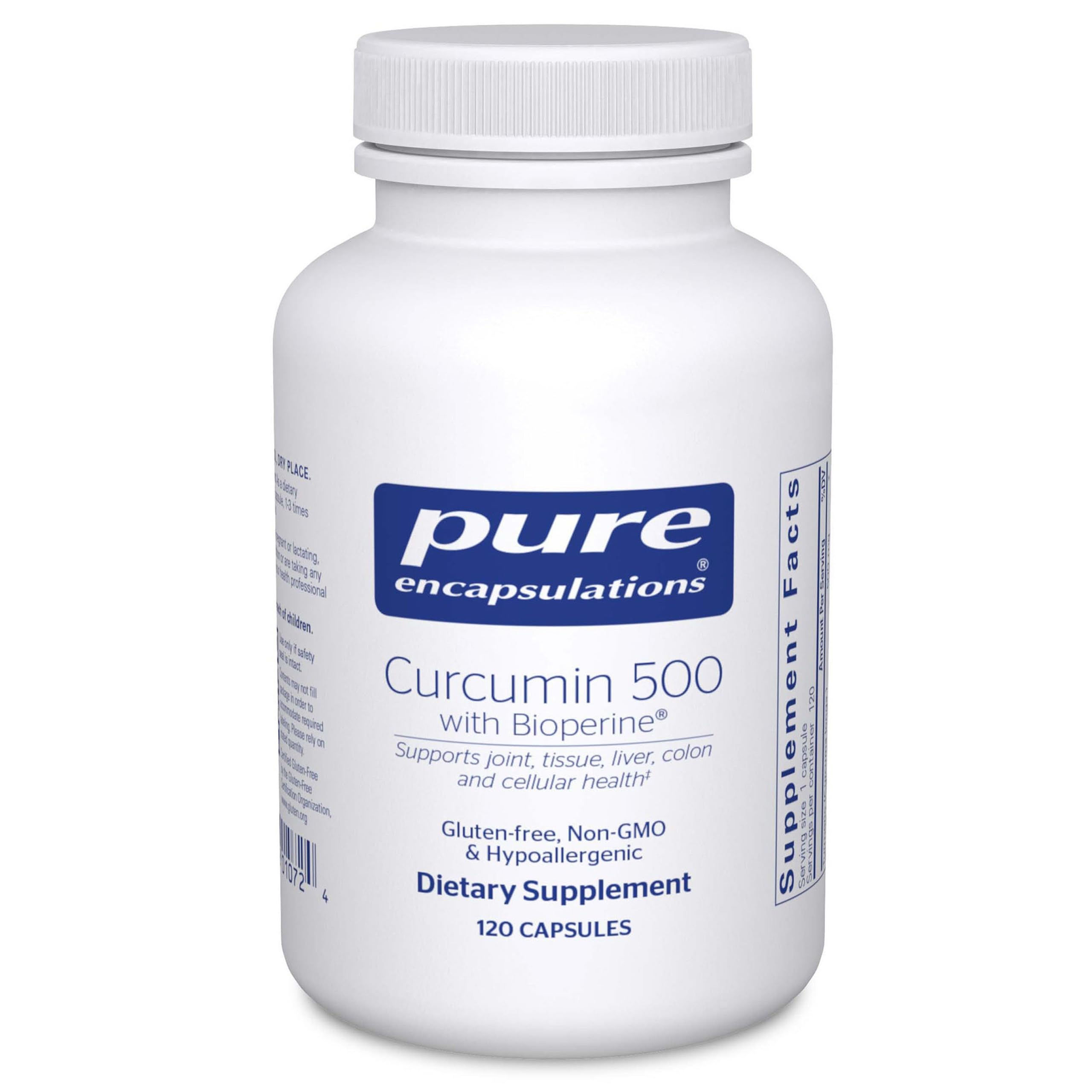 Pure Encapsulations Curcumin 500 with Bioperine - Antioxidant Supplement to S...