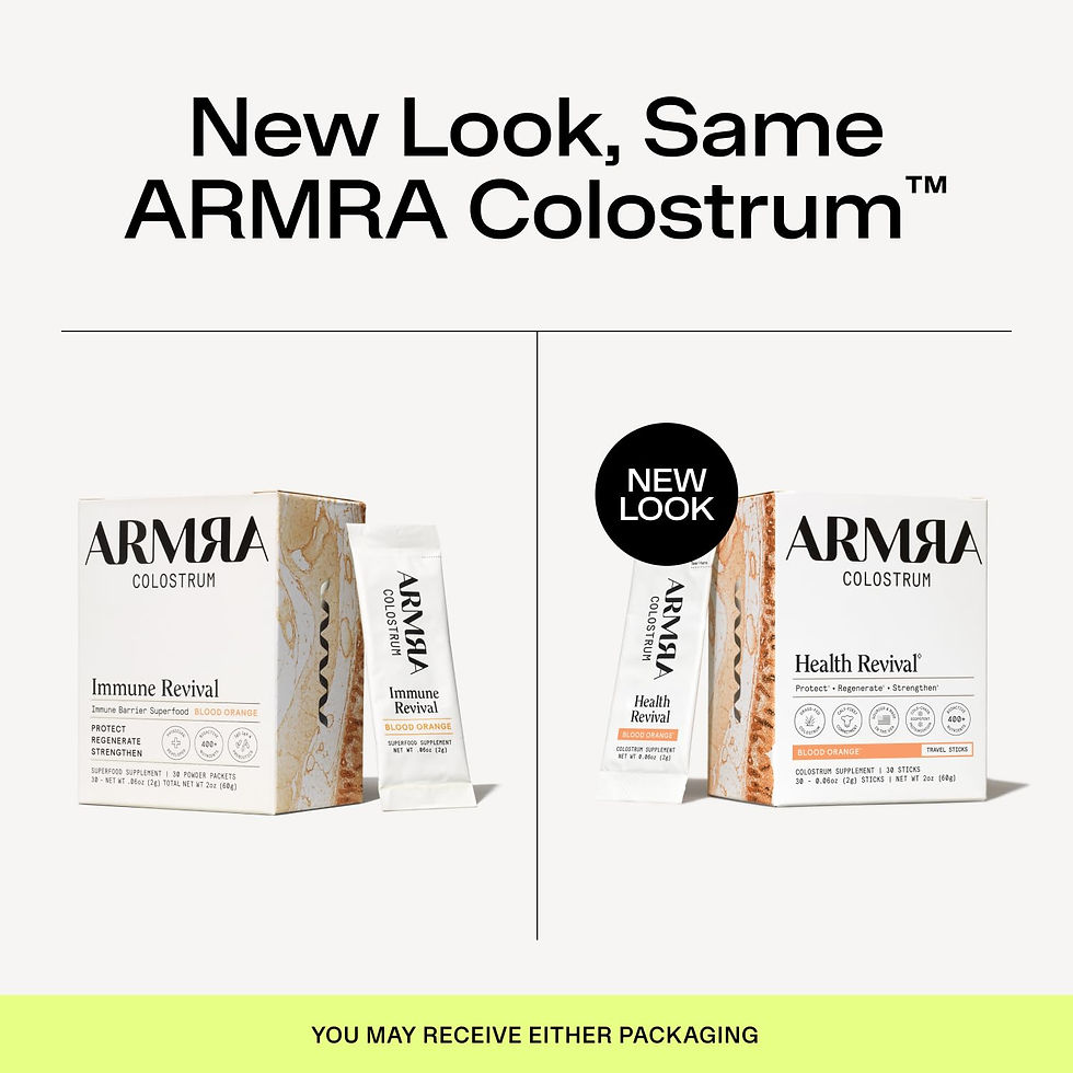 Thumbnail: ARMRA Colostrum™ Powder | Blood Orange | Gut Health & Bloating | Skin & Hair ...