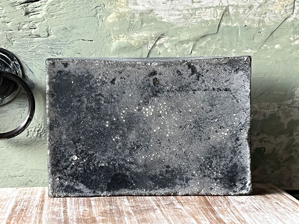 Charcoal & Bentonite Clay Soap, The Rustic Bar, Natural Soap with Real Plant Ingredients, Elements, and Herbs, Natural Exfoli