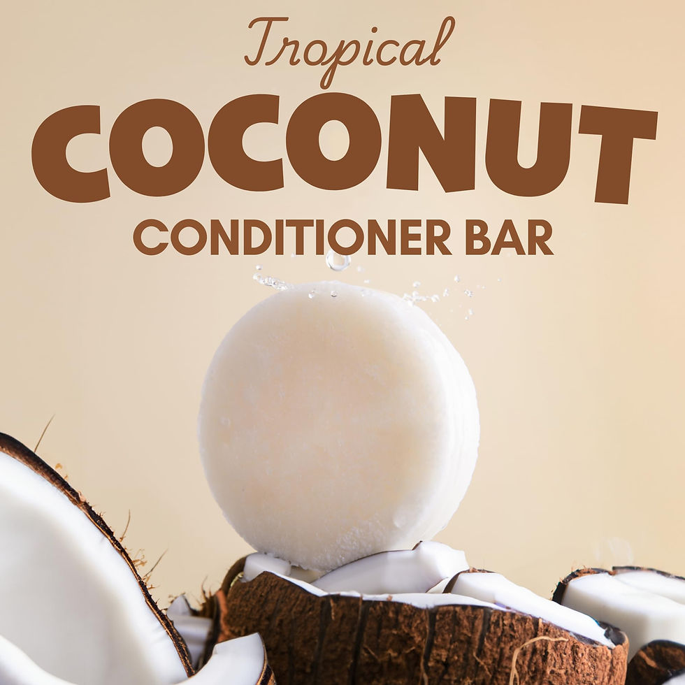 Thumbnail: Muun Coconut Conditioner Bar (Pack of 2) - Rich Nourishing & Volumizing - Hai...