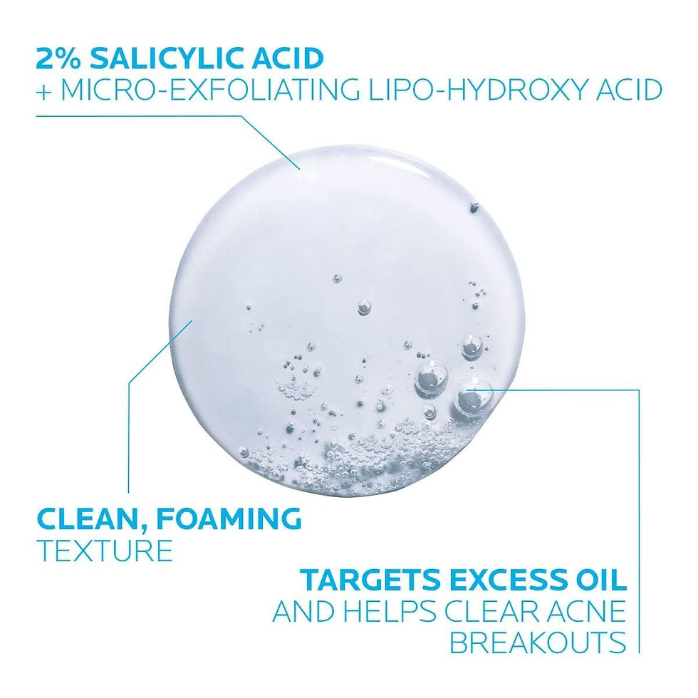 Thumbnail: La Roche-Posay Effaclar Medicated Gel Cleanser, 2% Salicylic Acid Cleanser + ...