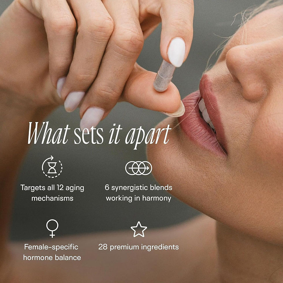 Thumbnail: Happy Aging NAD+ Supplement for Women | NAD Booster with NMN, NMNH, NR, Resve...