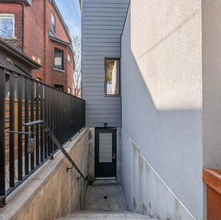 Toronto basement walkout