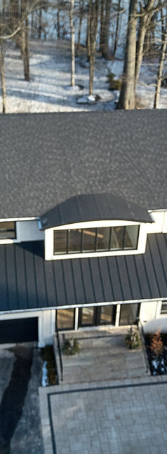 Exterior view of renovated West Point home in Toronto with second-storey addition from permit drawings for interior renovation.