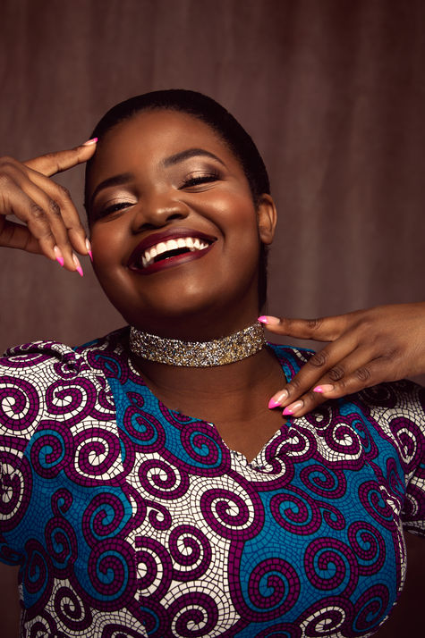 Portrait dark skin Woman Photo