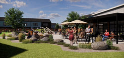 Mountainview Rendering 1 - Community Building Exterior