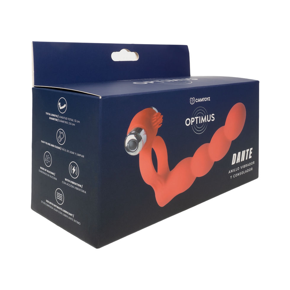 Miniatura: Optimus Anillo Vibrador y Consolador Dante