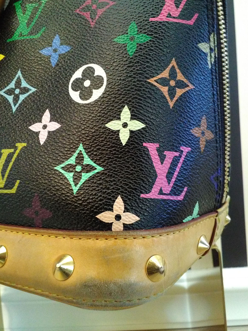 Miniatura: borsa louis vuitton  alma multicolor limited edition vintage usatodilusso luxury vintage usato roma lui vitton
