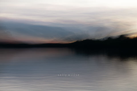ICM, blurry image, sunset, moody