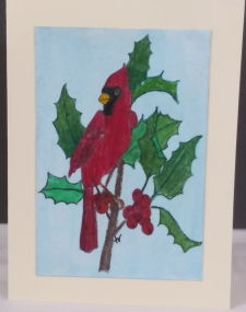 Cardinal Christmas Card