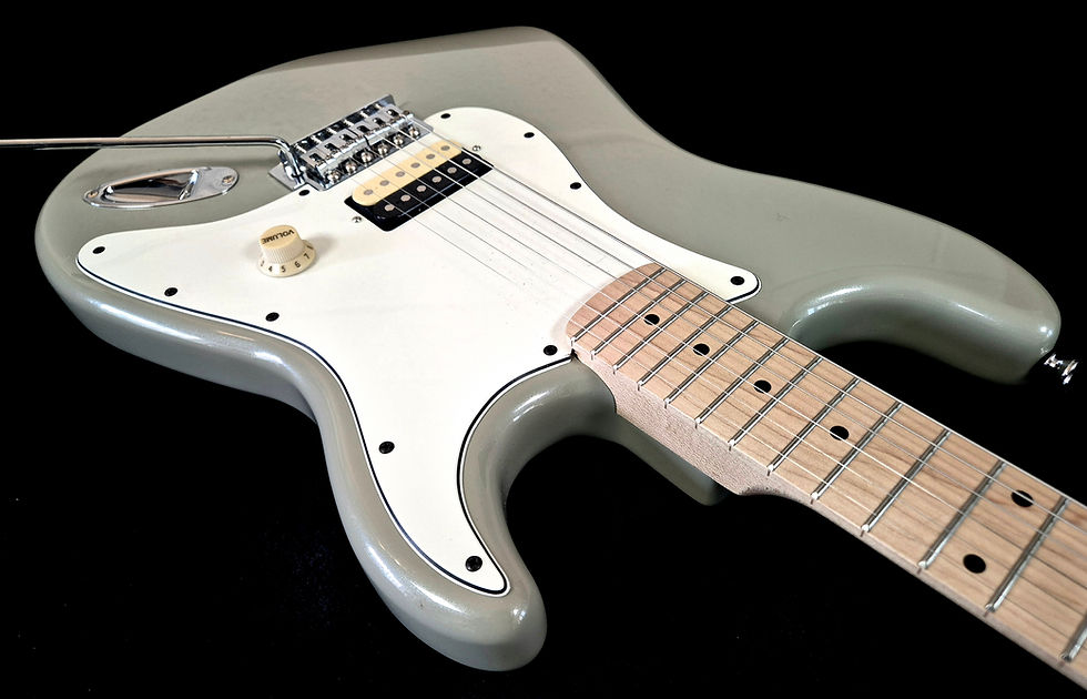 Thumbnail: Custom Build Single Humbucker Stratocaster Silver