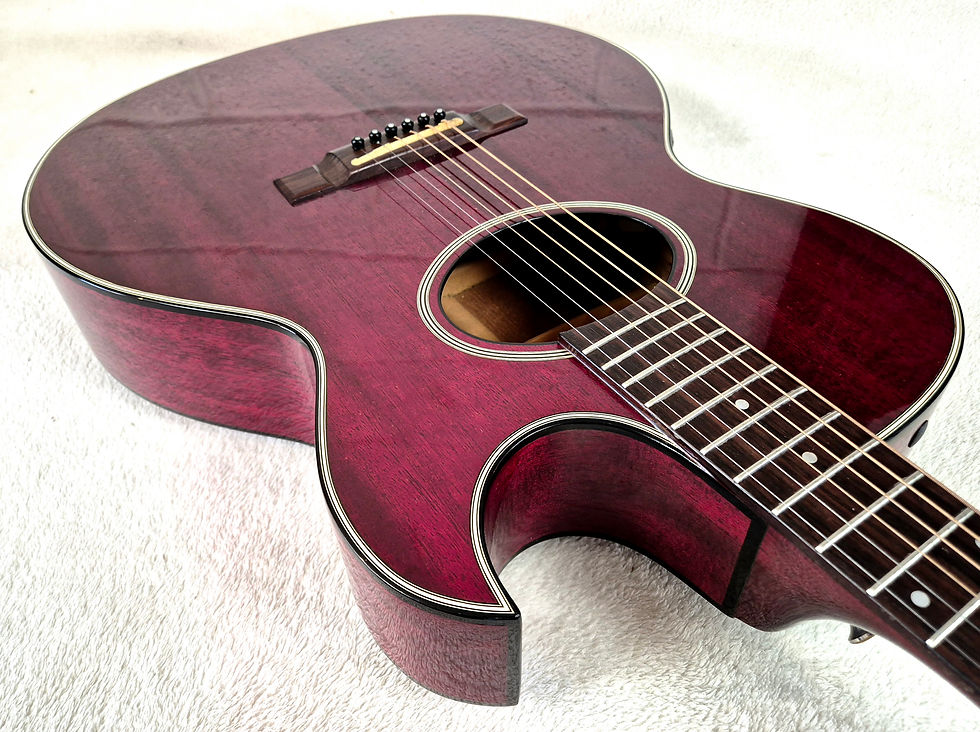Thumbnail: 1980s Washburn Japan Woodstock Electro Acoustic Guitar and Original Hard Case