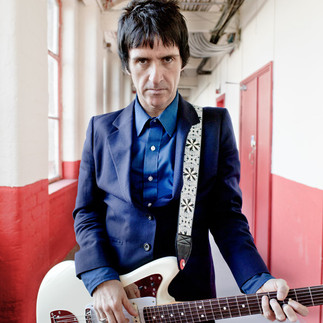 Johnny Marr and his Fender Jaguar