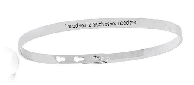 I NEED YOU AS MUCH AS YOU NEED ME