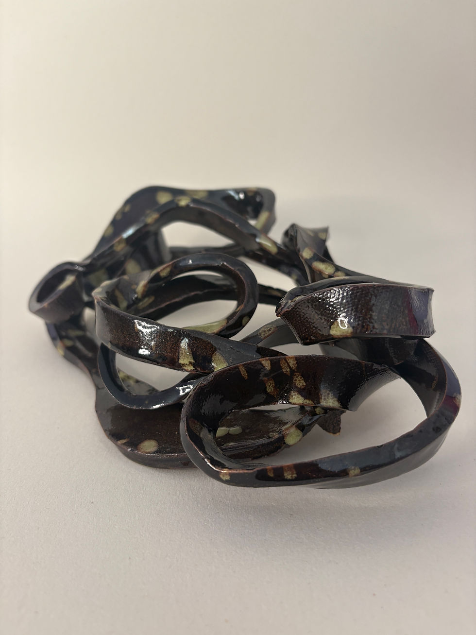 Questions 2025, 3 of 3 in series, view 2, Ceramic, 24 x 18 x 10 cm