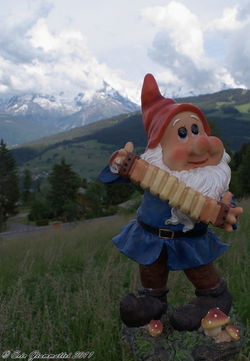 Dehors devant nos montagnes